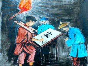 Gợi ý giải đề về tác phẩm “Chữ người tử tù” của Nguyễn Tuân
